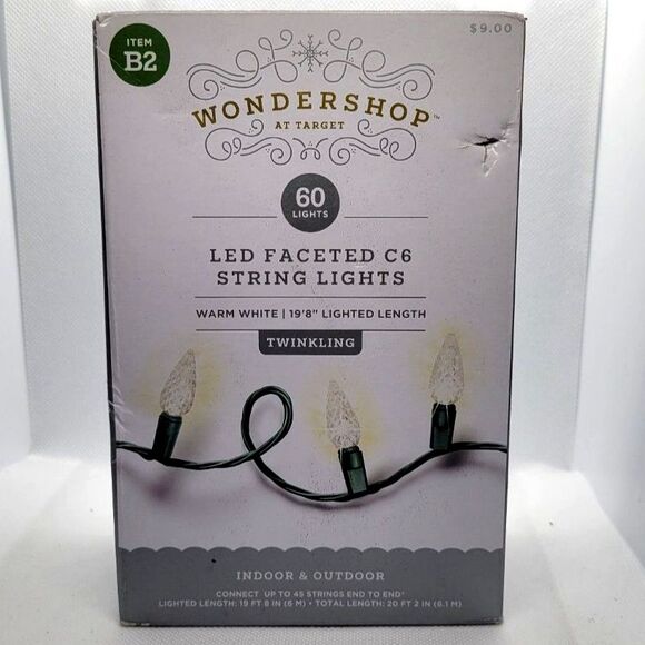 2 x Christmas/Holiday Lights + 20 Count Box of Ornaments - New In Boxes - Picture 2 of 10